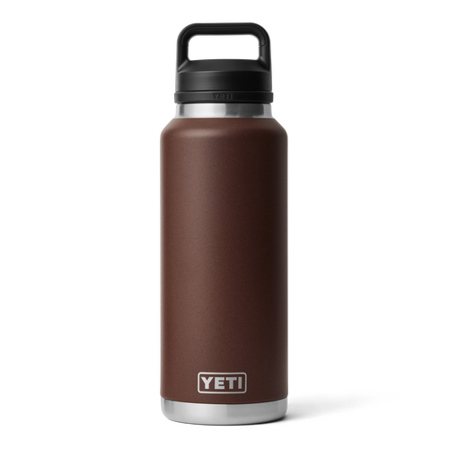 YETI Rambler 46oz Bottle Chug Wetlands Brown