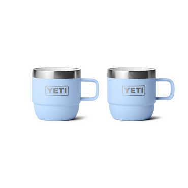 YETI Rambler 6oz Espresso Mug 2PK Big Sky Blue