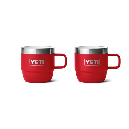 YETI Rambler 6oz Espresso Mug 2PK Rescue Red