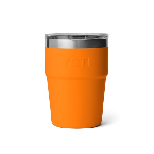 YETI Rambler NEW 16oz Stackable Cup King Crab Orange - image 2