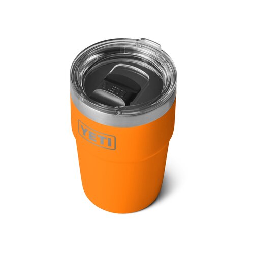 YETI Rambler NEW 16oz Stackable Cup King Crab Orange - image 3