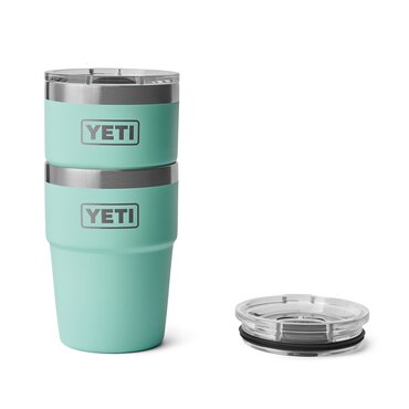 YETI Rambler NEW 16oz Stackable Cup Seafoam - image 4