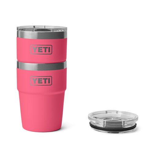 YETI Rambler NEW 16oz Stackable Cup Tropical Pink - image 4