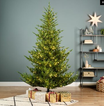 Zermatt Spruce Pre-Lit Artificial Tree (7ft 210cm) - image 2